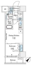 パークアクシス横浜伊勢佐木町通りの間取り画像