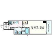プレサンス梅田東ベータの間取り画像