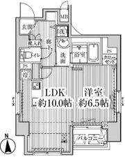 HF東中野レジデンスの間取り画像