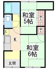 竹田アパートの間取り画像