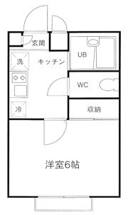 メインシティガーデン シャルマンの間取り画像