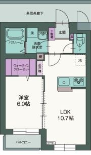 メゾン蒼風台Ⅱの間取り画像