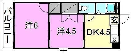 ロイヤル三津の間取り画像