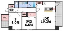クレリア新深江の間取り画像