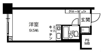 イーストコート2番街の間取り画像