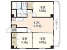 ユニテタワラの間取り画像