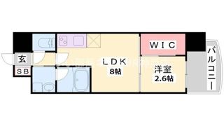 セレニテ神戸元町プリエの間取り画像