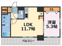 アドバンス大阪ベイシティの間取り画像