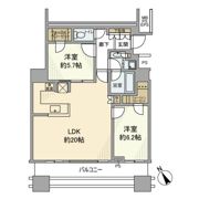 エアライズタワーライズアリーナビルの間取り画像