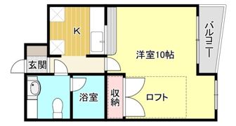 パラドール恩地の間取り画像