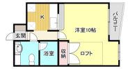 パラドール恩地の間取り画像