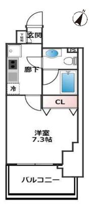 プレール・ドゥーク西横浜の間取り画像