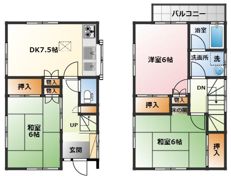 レジール老松町戸建ての間取り画像