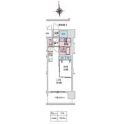 スプランディッド大阪EASTの間取り画像