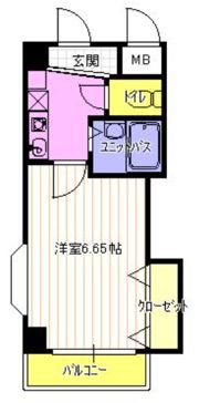 ベルメゾン千里山の間取り画像