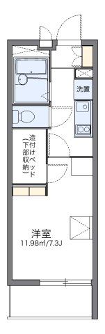 レオパレスエターナルⅠの間取り画像
