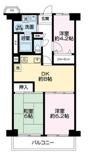 ベルエア第一川口の間取り画像