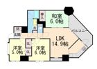 セラフ豊中向丘壱番館の間取り画像