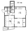 富尾ビル星田の間取り画像
