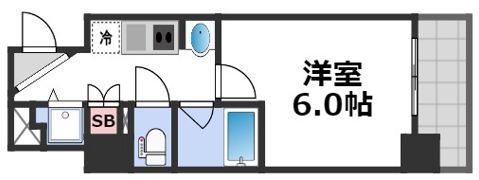 セイワパレス玉造駅上の間取り画像