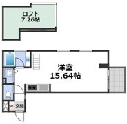 是空NAMBA NISHIの間取り画像
