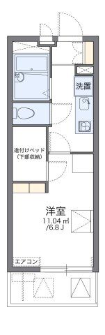 レオパレス舎利寺CFの間取り画像