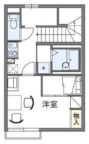 レオパレス八ヶ崎の間取り画像