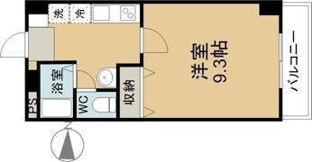 ニューレント中祥の間取り画像