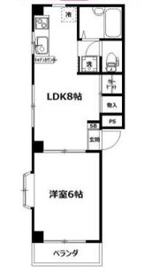 コーポサンシャインの間取り画像