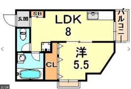 大森マンションの間取り画像