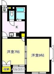 シティーパレス中居の間取り画像