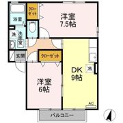 アクエリアン栄盛川の間取り画像