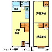 ミーテ江坂の間取り画像