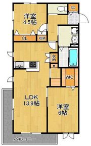 CASA YUKIの間取り画像