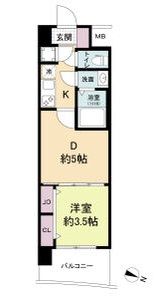 セレニテ神戸ミラクノールの間取り画像