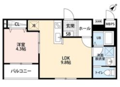 リーブルファイン新座大和田 1号棟の間取り画像