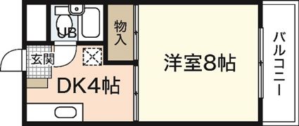 ベルメゾン田方の間取り画像
