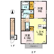 Ajym（ｱｼﾞｭｰﾑ）の間取り画像