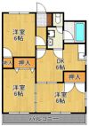 グランドハイツ湯川の間取り画像