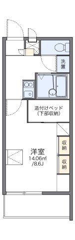 レオパレスクレール勝賀の間取り画像