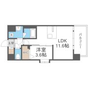 Alivis浪速東SoL TERRACEの間取り画像