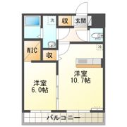 メルローズ札元の間取り画像