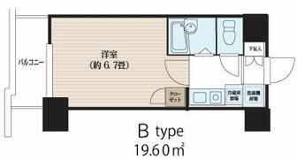 ドミールCity東中野(ドミールシティヒガシナカノ)の間取り画像