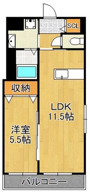 アセンション御開の間取り画像