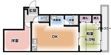 佐太ハイツの間取り画像