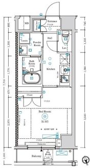 ARKMARK等々力の間取り画像