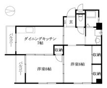 河野マンションの間取り画像