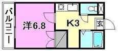 桑原マンションの間取り画像