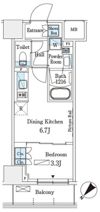 パークアクシス横浜伊勢佐木町通りの間取り画像