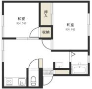 A APARTMENT NISHIICHIの間取り画像